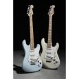 Fender Squier Deluxe Strat MN Pearl White Metallic Thumbnail 2
