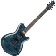 Godin LGX SA Flame AAA Trans Blue Thumbnail 1