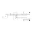 Cordial 2x Klinke 6,3mm mono / Klinke Buchse 6,3mm mono CFY 0,3 GPP Thumbnail 2