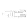 Cordial 2x Klinke 6,3mm mono / Klinke Buchse 6,3mm stereo CFY 0,3 KPP Thumbnail 2
