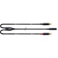 Cordial 2x Cinch / Klinke Buchse 3,5mm stereo CFY 0,3 YCC Thumbnail 1