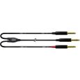 Cordial Klinke 6,3mm stereo / 2x Klinke 6,3mm mono CFY 0,9 VPP Thumbnail 1