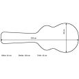 Gewa Gitarren Gig-Bag Economy 12 Akustikbass schwarz Thumbnail 3