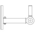 Acoustic Line Seeburg Wandhalter für 15 Zoll-Speaker bis 40kg Thumbnail 1