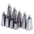 Tycoon TWH-65 Handhammered Chrome Cowbell Kuhglocke Thumbnail 1