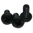 ADAM HALL 5417BLK M6 x 12  Rackschraube schwarz Thumbnail 1