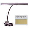 Menuett Pianoleuchte 8428 Messing matt Halogen Thumbnail 1