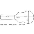 Ibanez W5PC Holzkoffer für AEG Modelle Westerngitarre Thumbnail 6