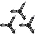 Jahn Flügel-Transportuntersetzer gebremst Rollenbreite max 10cm - 3er Pack Thumbnail 2