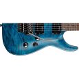 ESP Ltd MH-100QM See Thru Blue E-Gitarre Thumbnail 2