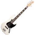 Fender American Deluxe Jazz Bass V Olympic White E-Bassgitarre Thumbnail 1