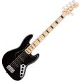 Fender American Deluxe Jazz Bass V Black E-Bassgitarre Thumbnail 1