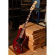Fender American Deluxe Jazz Bass Wine Transp. Thumbnail 4