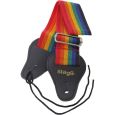 Gitarrengurt Nylon Regenbogen Thumbnail 2