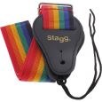 Gitarrengurt Nylon Regenbogen Thumbnail 4