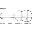 KORN Gitarrenkoffer f. 12-sait. Westerngitarre Thumbnail 3