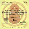 Nürnberger Einzelsaite Violine A 1/2 Künstler Thumbnail 1