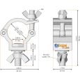 Global Truss Half Coupler 32-35 mm 75 kg Thumbnail 2