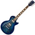 Gibson Anniversary Flood Les Paul Blue Swirl Thumbnail 1