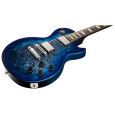 Gibson Anniversary Flood Les Paul Blue Swirl Thumbnail 3
