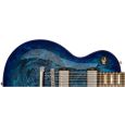 Gibson Anniversary Flood Les Paul Blue Swirl Thumbnail 4