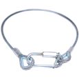 Stahlseil Safety 5mm L=600mm max. 15kg BGV C1 Thumbnail 2