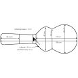 KORN ABS-W 2 Standard Koffer f. Westerngitarre Thumbnail 5