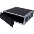 Casebau Rack mit Flachdeckelsystem 3 HE 45 cm tief Thumbnail 2