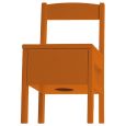 Baff Kindertrommelstuhl - 30 cm orange B-Ware Thumbnail 1