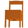 Baff Kindertrommelstuhl - 34 cm orange Thumbnail 1