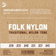 Daddario EJ32 Folk Nylon Saitensatz Silver Wound mit Ball End Thumbnail 2