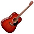 Art & Lutherie Spruce Burgundy QI Westerngitarre Thumbnail 1