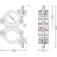 Global Truss Trussaufnehmer doppelt drehbar Thumbnail 2
