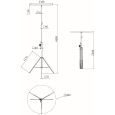 Varytec Wind Up Stativ mit Kurbel und T-Bar Thumbnail 2