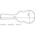 Gewa Economy Gitarrenkoffer f. LP Modelle Thumbnail 2