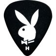 Clayton Playboy Plektrum heavy schwarz 12er Pack Thumbnail 1