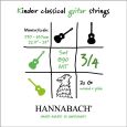 Hannabach 890 MT Kindersaiten 3/4 Mensur 57-61cm Thumbnail 1