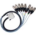 KORN Kabel Sub-D 25 pol. male / 8 XLR female Tascam 1,0 m Thumbnail 1