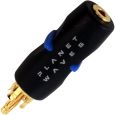 Planet Waves PW-P047M Adapter 3,5 mm Stereo Buchse auf Cinchstecker Thumbnail 1