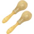 Gewa-Pure Club Salsa Leder-Maracas 15cm Thumbnail 1