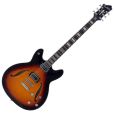 Hagstrom Viking Deluxe Baritone SB  E-Gitarre Thumbnail 2