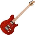 Sterling S.U.B. Axis Trans Red E-Gitarre Thumbnail 1