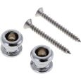Fire&Stone Security Locks Gurtknopf Paar verchromt Thumbnail 2