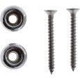Fire&Stone Security Locks Gurtknopf Paar verchromt Thumbnail 4