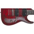 ESP Ltd MH-100QMNT See Thru Black Cherry E-Gitarre Thumbnail 2