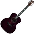 Hagstrom Siljan Grand Auditorium LTD Black Cherry Westerngitarre Thumbnail 1