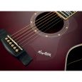 Hagstrom Siljan Grand Auditorium LTD Black Cherry Westerngitarre Thumbnail 6