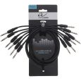 Alpha Audio Patchkabel 0,6 m, 6,3 mm Stereoklinke - 6er Pack Thumbnail 2