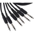 Alpha Audio Patchkabel 0,6 m, 6,3 mm Stereoklinke - 6er Pack Thumbnail 3