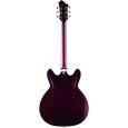 Hagstrom Viking Deluxe Custom Black Cherry Flame E-Gitarre Thumbnail 2